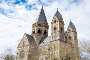 Frankreich, Lothringen, Metz, Blickauf die Temple Neuf. Frankreich, Lothringen, Metz, Blickauf die Temple Neuf.